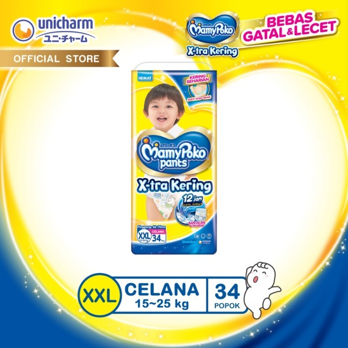 Mamypoko Pants Xtra Kering XXL 34 XXL34