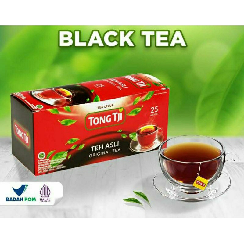 

1pack(isi 25kantong) Teh celup Tong tji original tea