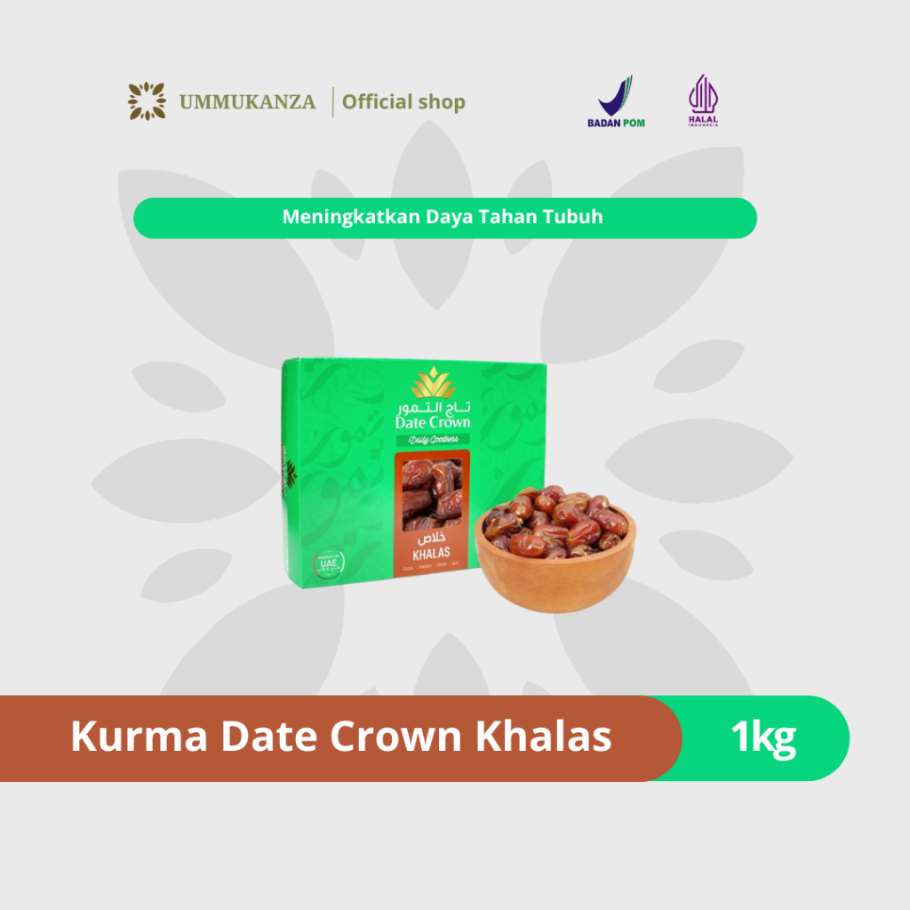 

Date Crown Khalas - Date Crown Kurma Khalas Premium - 1 Kg