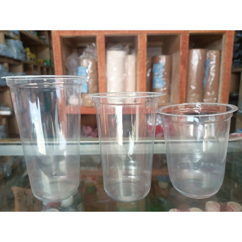 Cup oval isi 50 pcs uk 14 Oz oval,16 Oz oval, 18 Oz oval, 22 Oz oval
