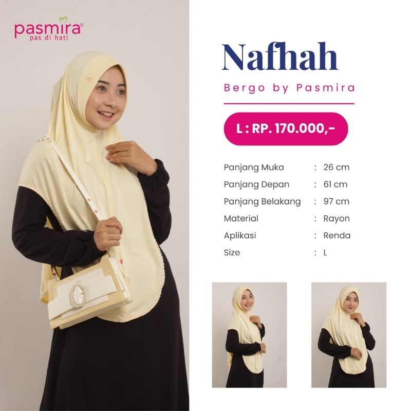 jilbab pasmira nafhah bahan rayon