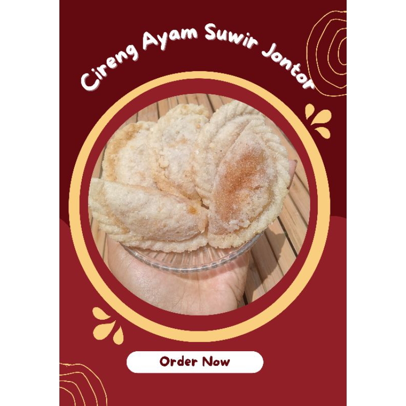 

Cireng isi Ayam Suwir Pedas JONTOR FROZEN food