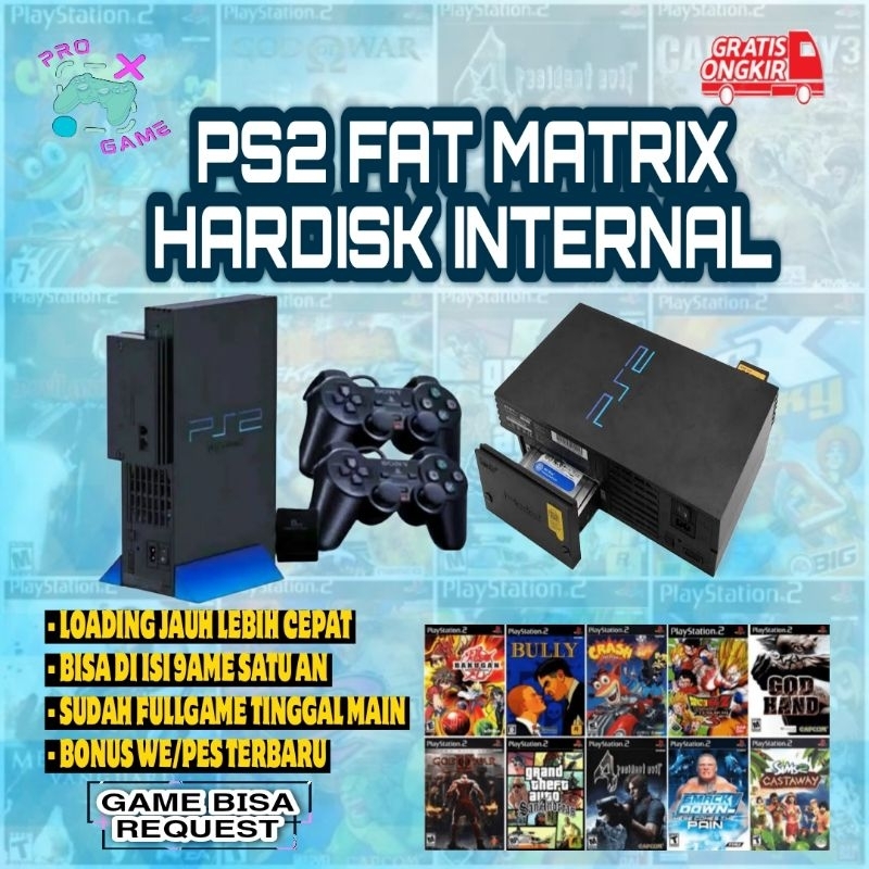 (TERMURAH) PS2 FAT MATRIX HDD HARDISK DALEM/INTERNAL 160GB SERI 3000 DAN 5000
