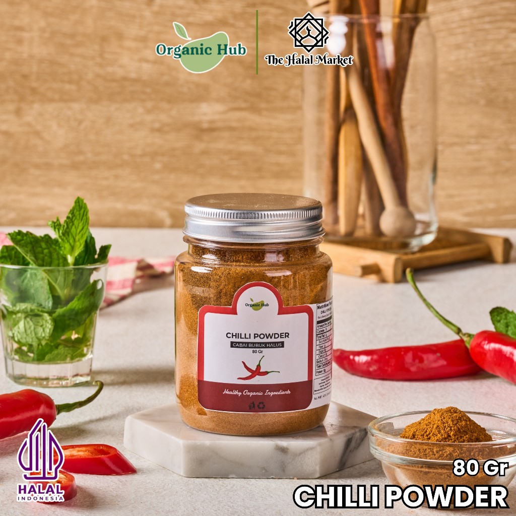 

Organic Hub Cabai Bubuk Spices Chili Powder Quality Premium 80 gr