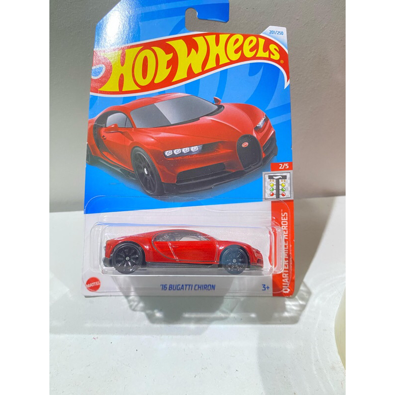 Hot Wheels Hw 16 Bugatti Chiron - Merah/Red