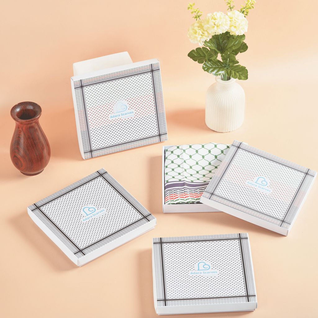 Ready Keffiyeh Palestina Scarf Leher Pria Gerai Adara - Bandana Slayer Keffiyeh Segiempat Best