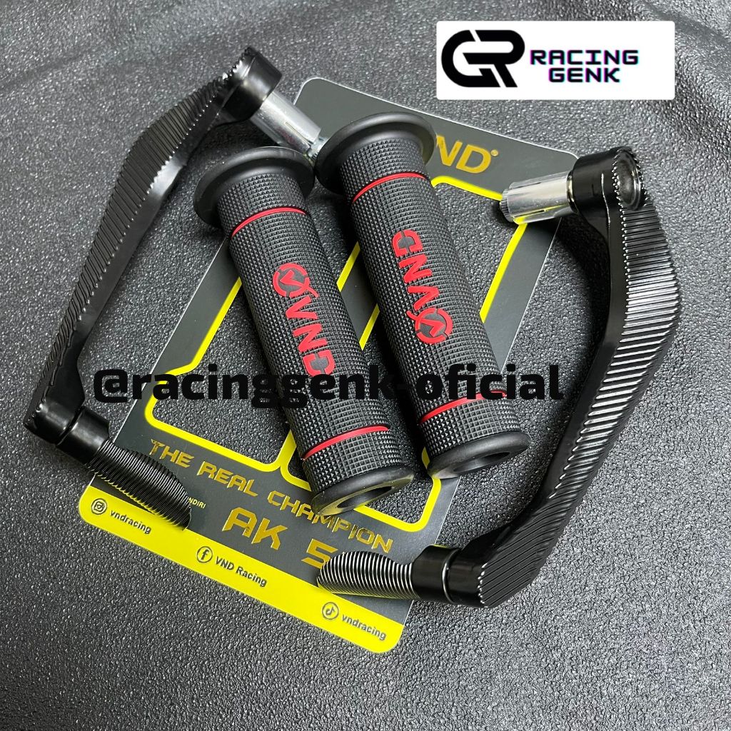 Nonthabury Variasi jalu proguard stang paket grip vnd merah Semua Motor pcx nmax aerox vixion cbr250