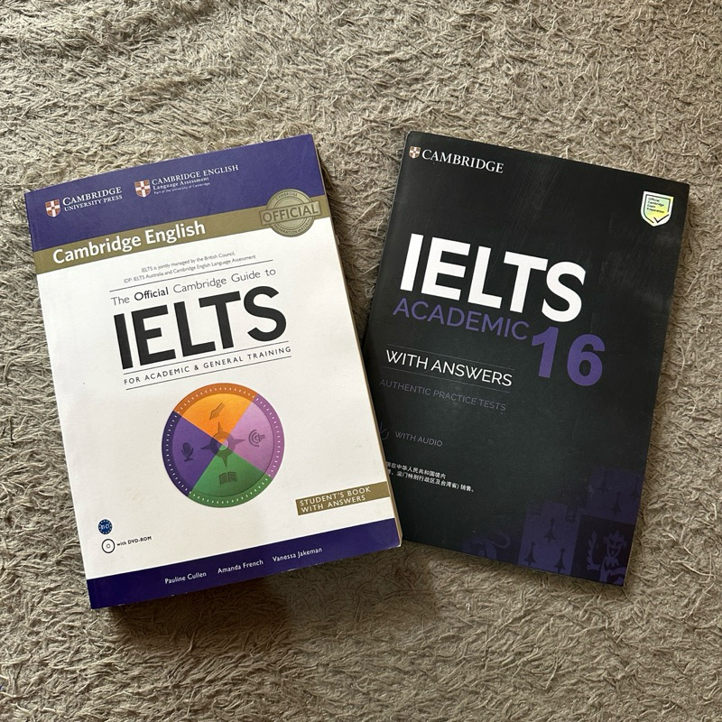 Official Cambridge IELTS Book & Buku IELTS Academic 16 General Training Bonus Preloved IELTS Tips Mo
