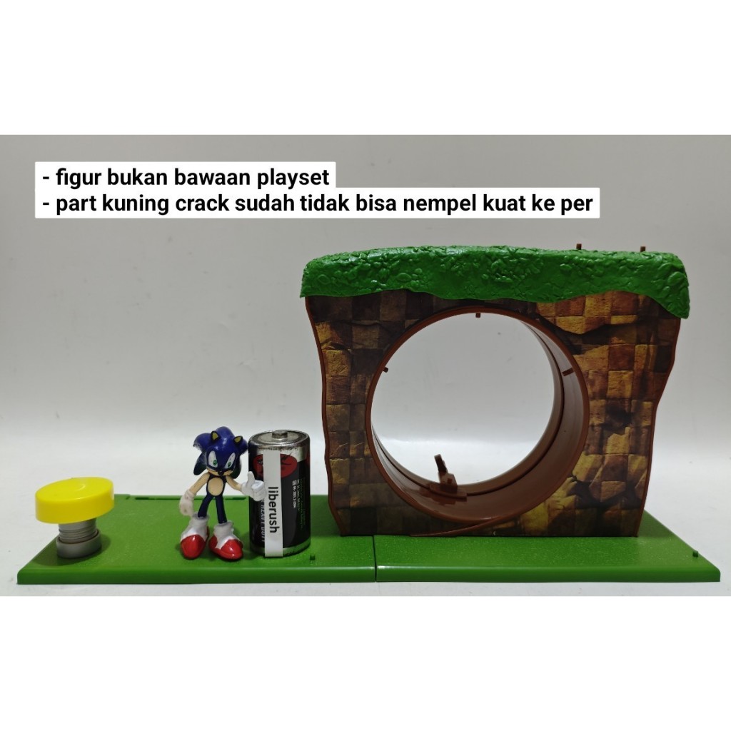 jakks sonic the hedgehog green hill zone playset sega sonic figure set