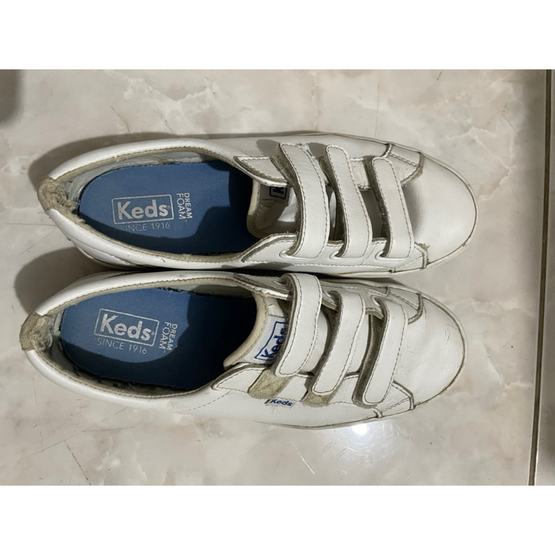 Keds Tiebreak Leather White Preloved