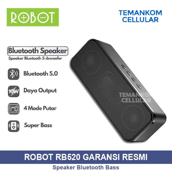 Speaker Robot Bluetooth RB520 RB 520 Mini Sound bar garansi resmi indonesia