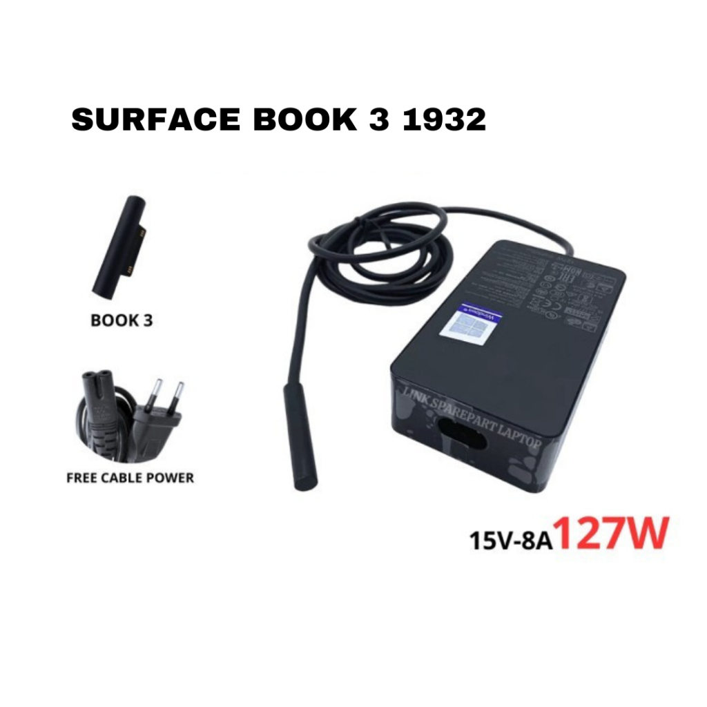 Adapter Charger Laptop Surface Book 3 1932 127W