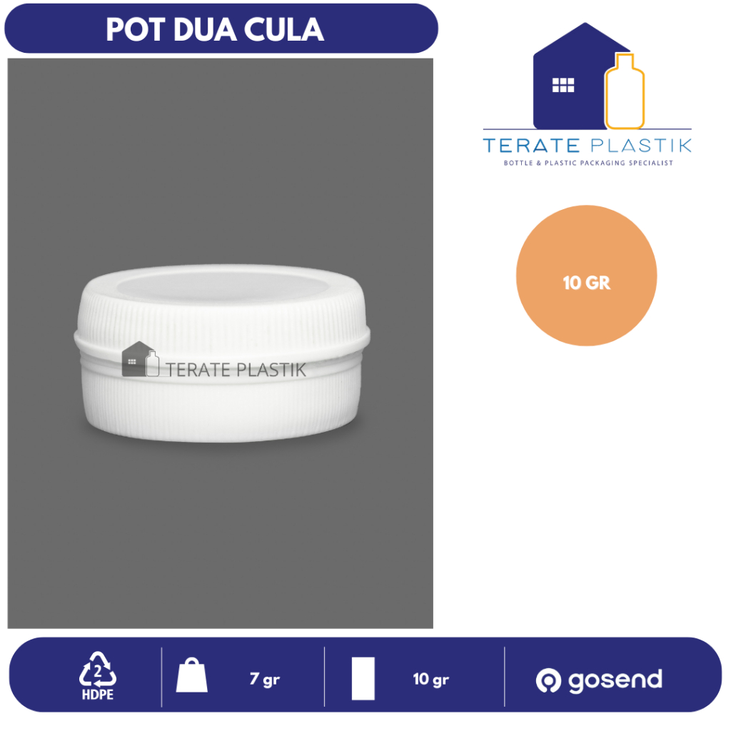 Pot DUA CULA 10 gr | Terate Plastik Bandung