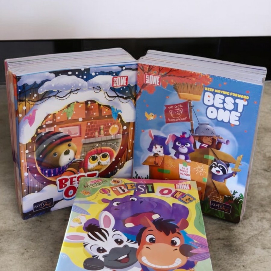 

BUKU TULIS BEST ONE 58 LEMBAR 1PAK : 10 BUKU