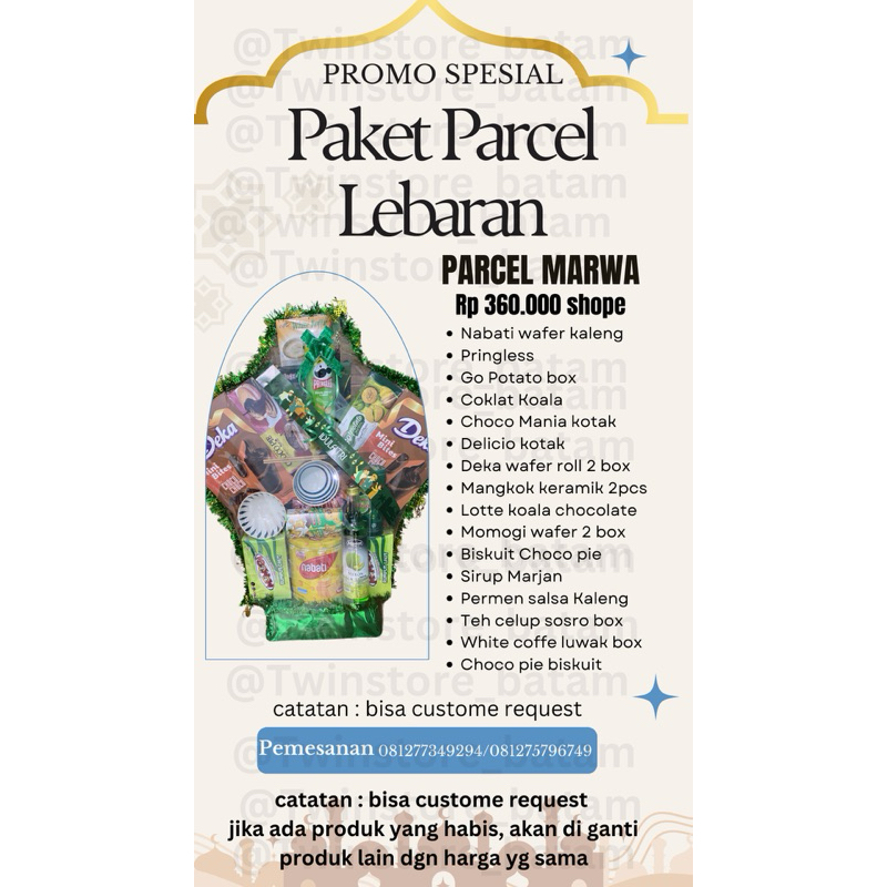 

PARCEL LEBARAN MARWA BATAM