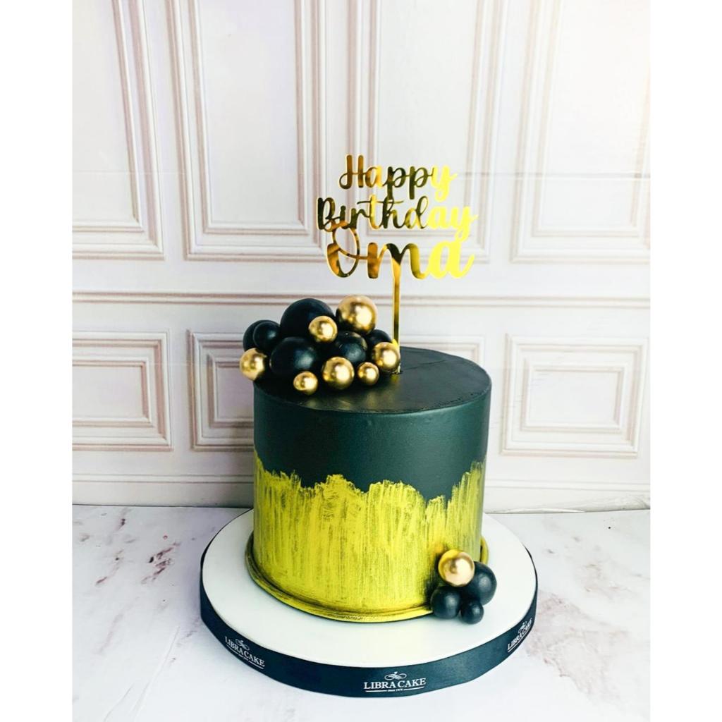 

Kue Ulang Tahun/Birthday cake/Kue Ultah tema Gold/Kue Birthday Jakarta