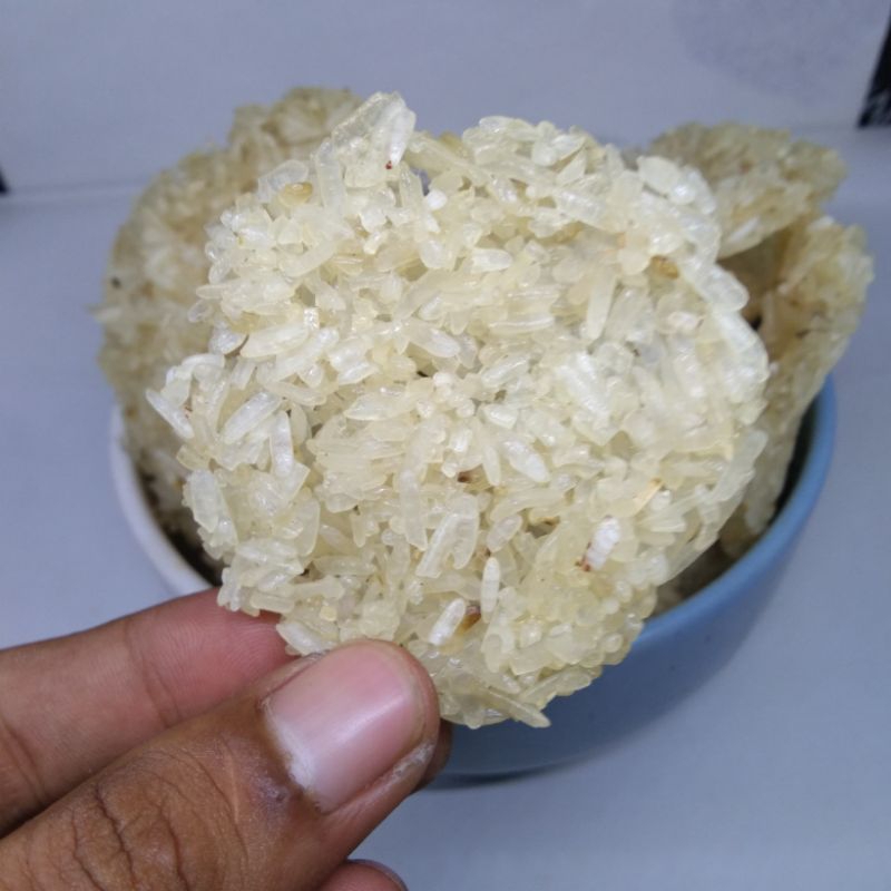 

kerupuk rengginan ketan putih asli mentah berat 500 gram