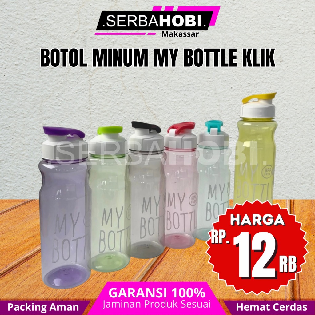 Botol Minum My Bottle KLIK / Botol Minum Kapasitas 500ml