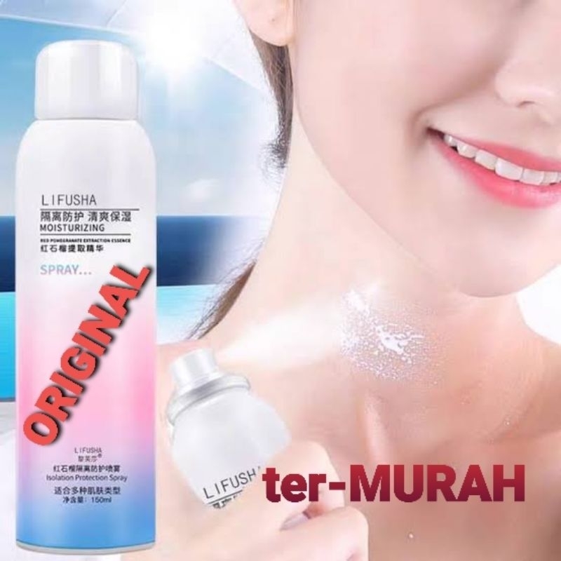 Pemutih kulit original Lifusha Moisturizing Spray Whitening original Lifusha