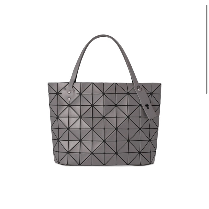 Preloved Baobao Issey Miyake Rock Matte Totebag Charcoal Grey