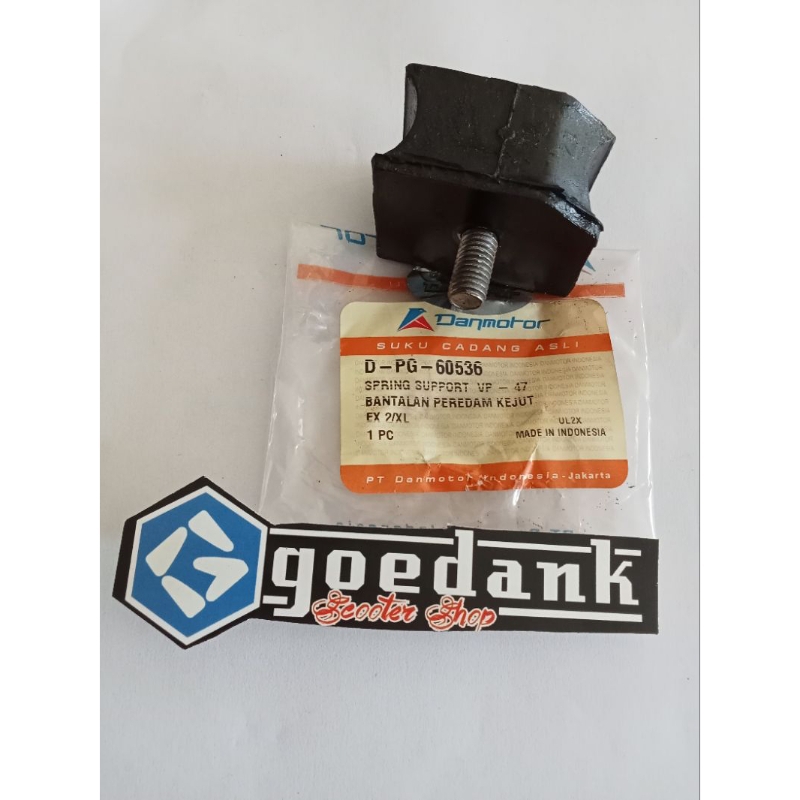 KARET BANTALAN SHOCK BELAKANG ATAS ENGINE MOUNTING PERDAM KEJUT VESPA SPRINT SPARTAN PS DANMOTOR