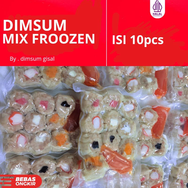 

DIMSUM AYAM MIX 1 PACK ISI 10