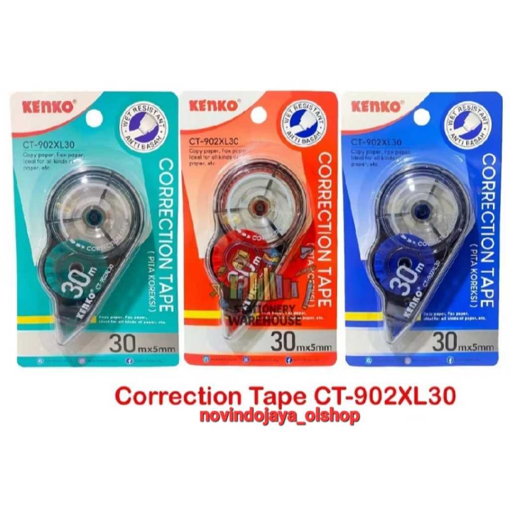 

CORRECTION TAPE KENKO CT-902XL 5MM X 30METER TERMURAH