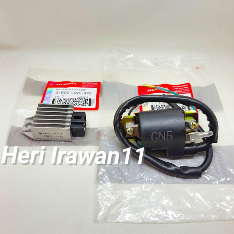 kuil GN5+kiprok regulator GN5 Honda Grand Supra lama Astrea star prima.ORi