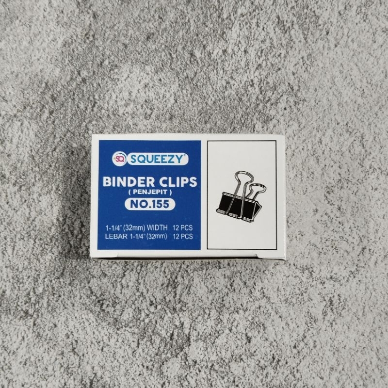 

binder clips no. 155 (32 mm), klip kertas no. 155