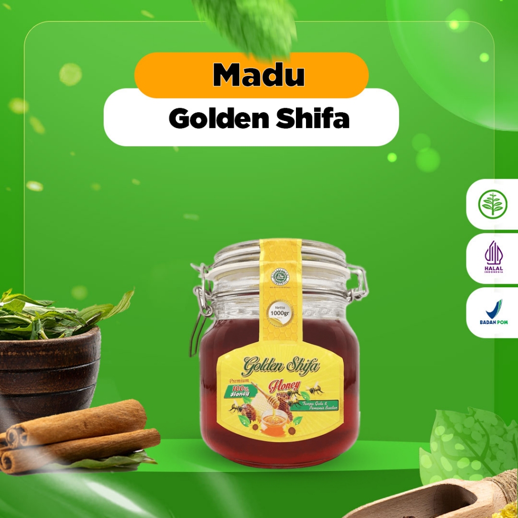 

Madu Golden Shifa Honey - Golden Shifa Ukuran 1kg