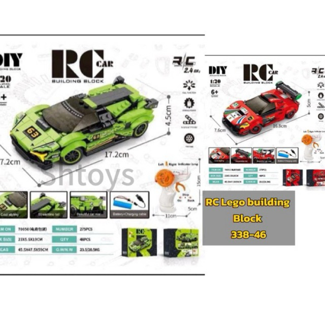 Mainan Mobil Remot Lego/Rc Building Block Car Terbaru dus/338-46