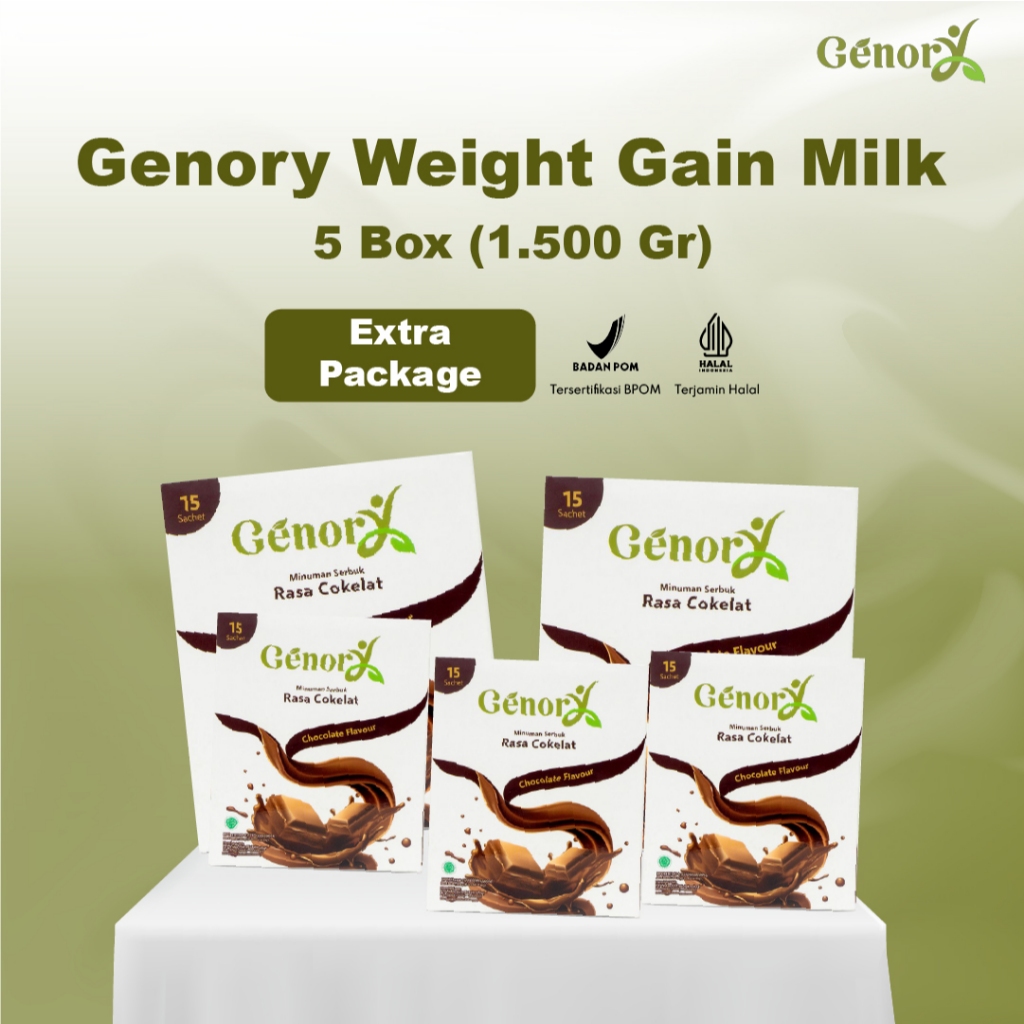 

GENORY Susu Penambah Berat Badan Bundle 5 Box