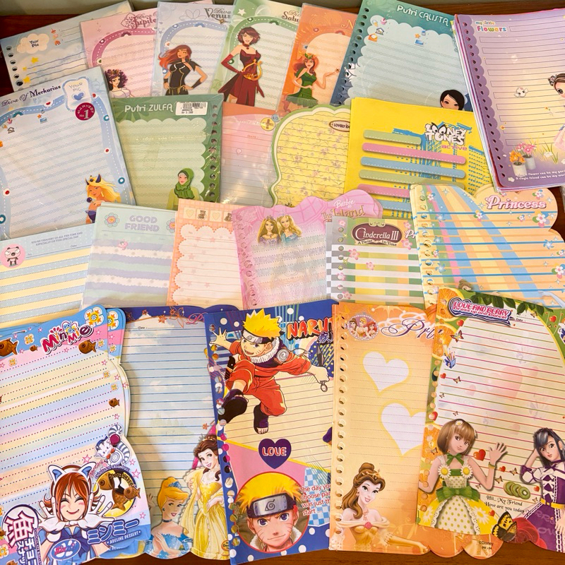 

Kertas Loose Leaf Koleksi Binder Jadul A5 Harvest (Minmie, Princess, Snow White, dll)