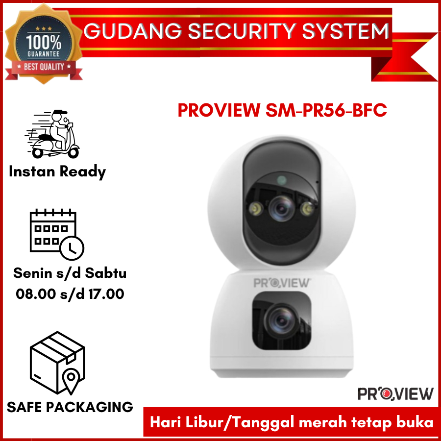 PROVIEW IP CAMERA SM-PR56-BFC BABY CAMERA INDOOR DUAL LENS WIRELESS WIFI CCTV