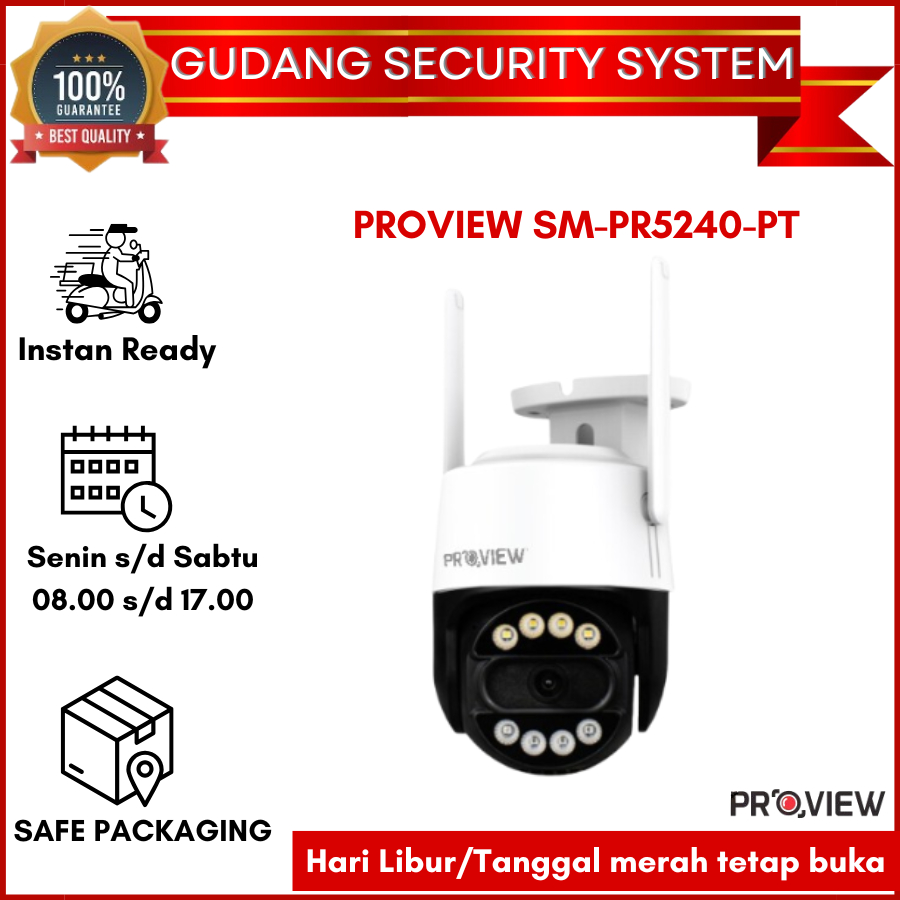 PROVIEW IP CAMERA SM-PR5240-PT CAMERA OUTDOOR WIRELESS WIFI CCTV