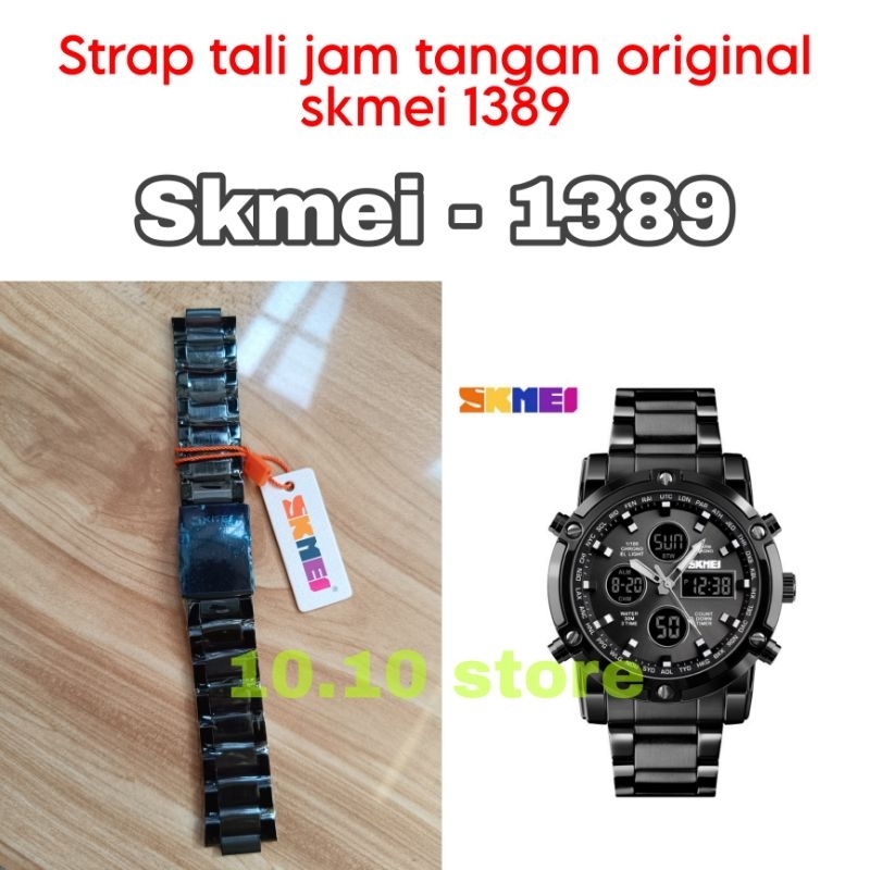TALI JAM TANGAN STAINLESS ORIGINAL SKMEI 1389