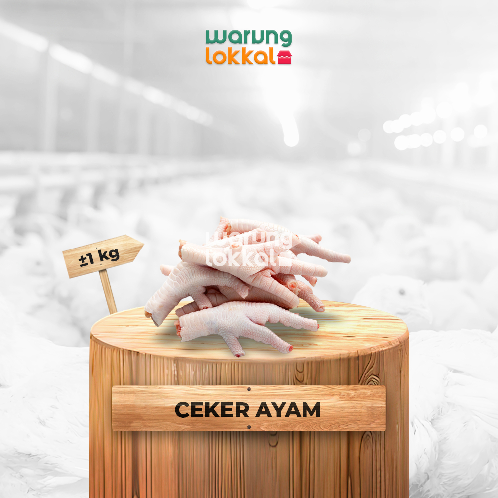 

Ceker Ayam 950-1000g - Warung Lokkal