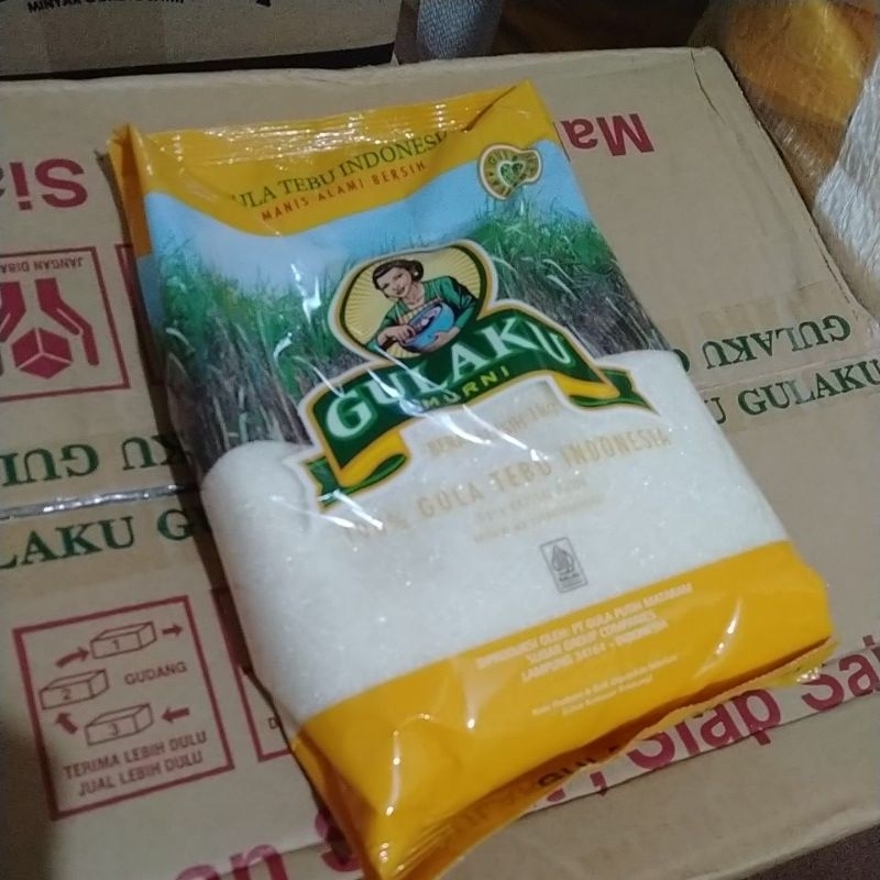 

Gulaku 1KG | Gulaku Kuning 1KG | Gula Tebu | Gula Pasir 1KG