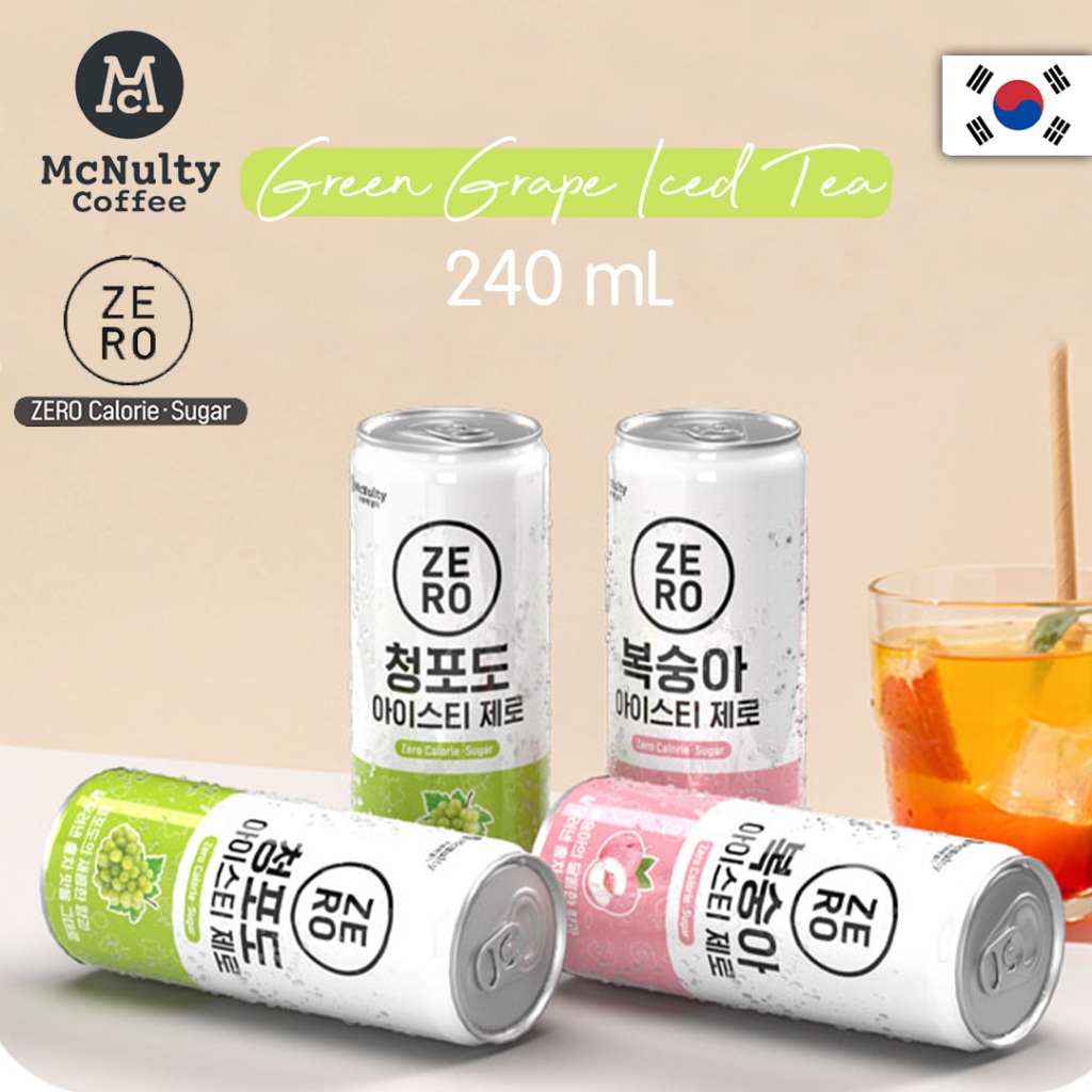 

MCNULTY PEACH ICE TEA ZERO 240ML (1HARGA 1 PCS)