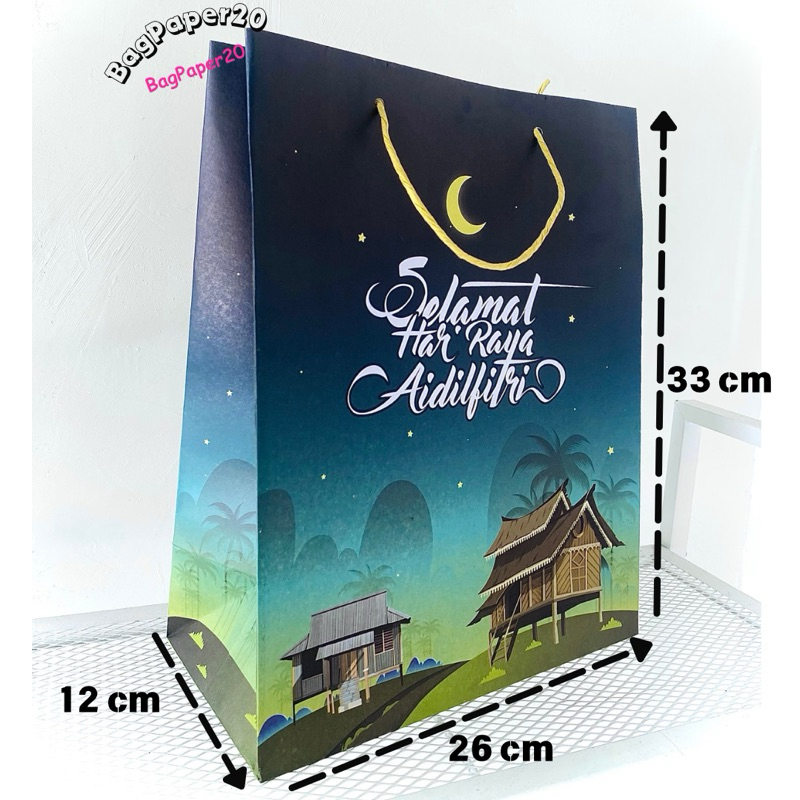 

Paperbag Hari Raya Idul Fitri premium (26x12x33)