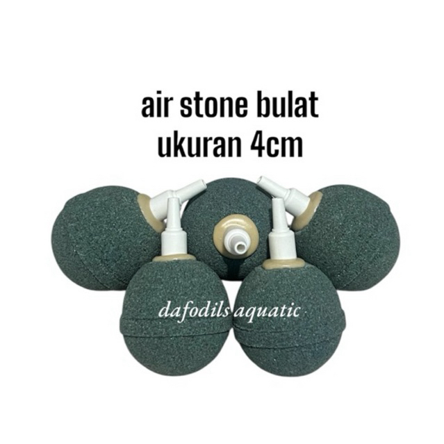 Air stone Bola Bakso Batu Aerasi Bulat Air Stone Gelembung Udara Oksigen Aerator Ikan Aquarium