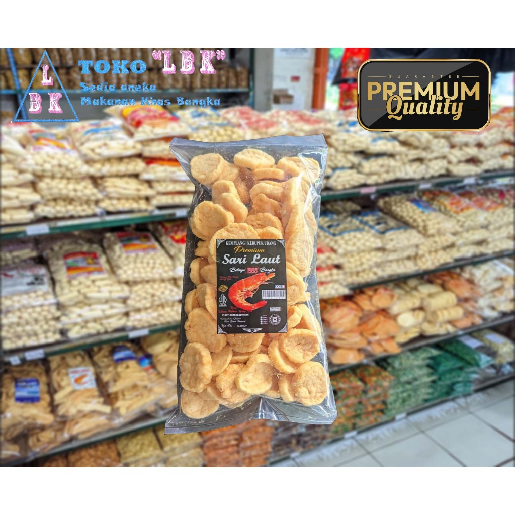 

Kemplang / Kerupuk Udang Goreng Coin Bulat Sari Laut Premium 200gr