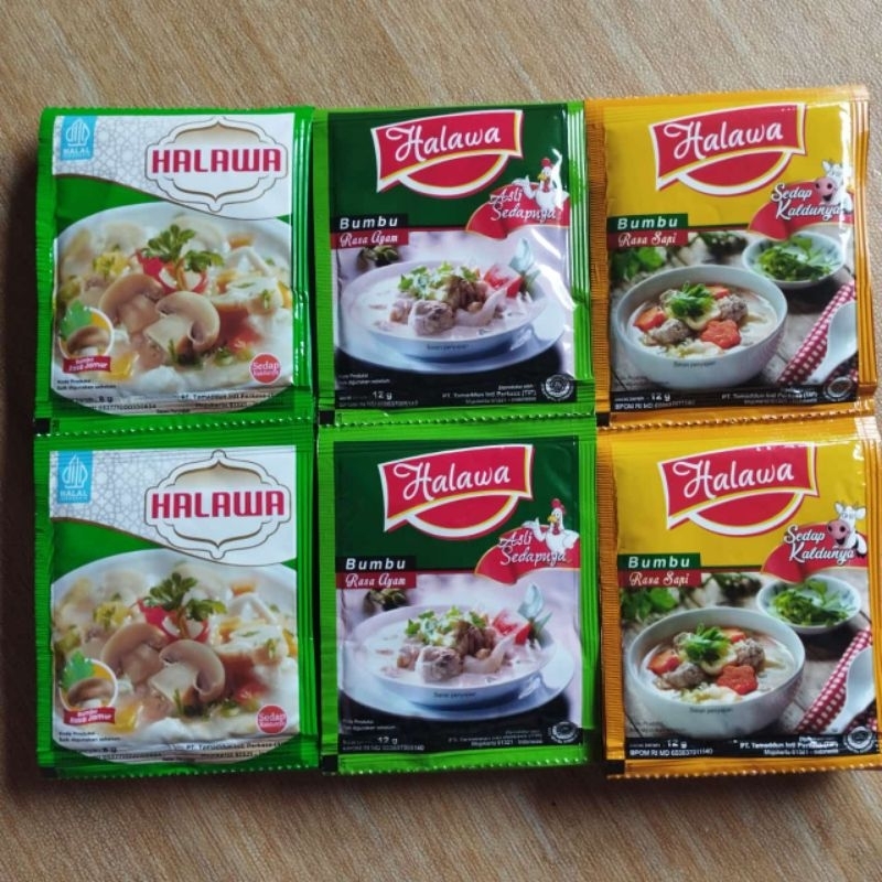 

Halawa penyedap probiotik dan organik