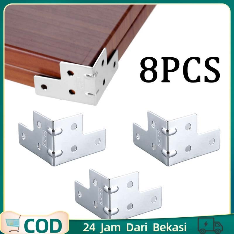 Isi 8pcs Siku Corner Hardcase L/Siku Besi L/Siku Corner Hardcase L/Hardcase Box Siku L Hardcase
