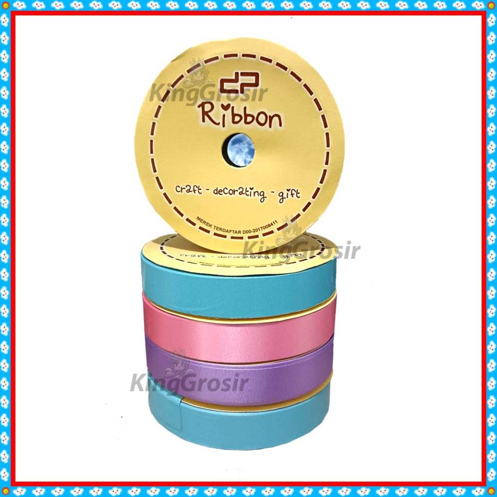 

Pita Kado Plastik Polos 2cm Ribbon Pita