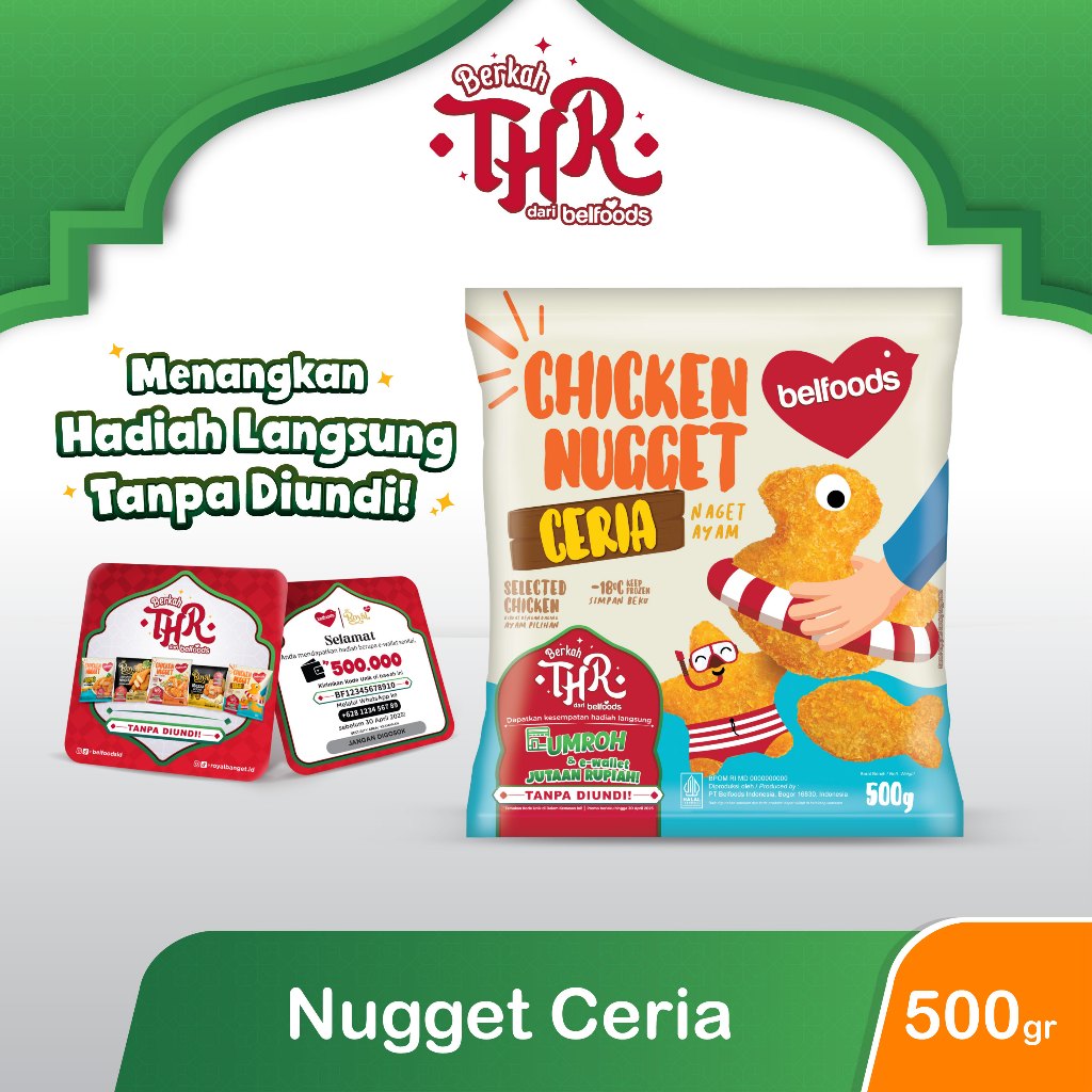

Belfoods Chicken Nugget Ceria