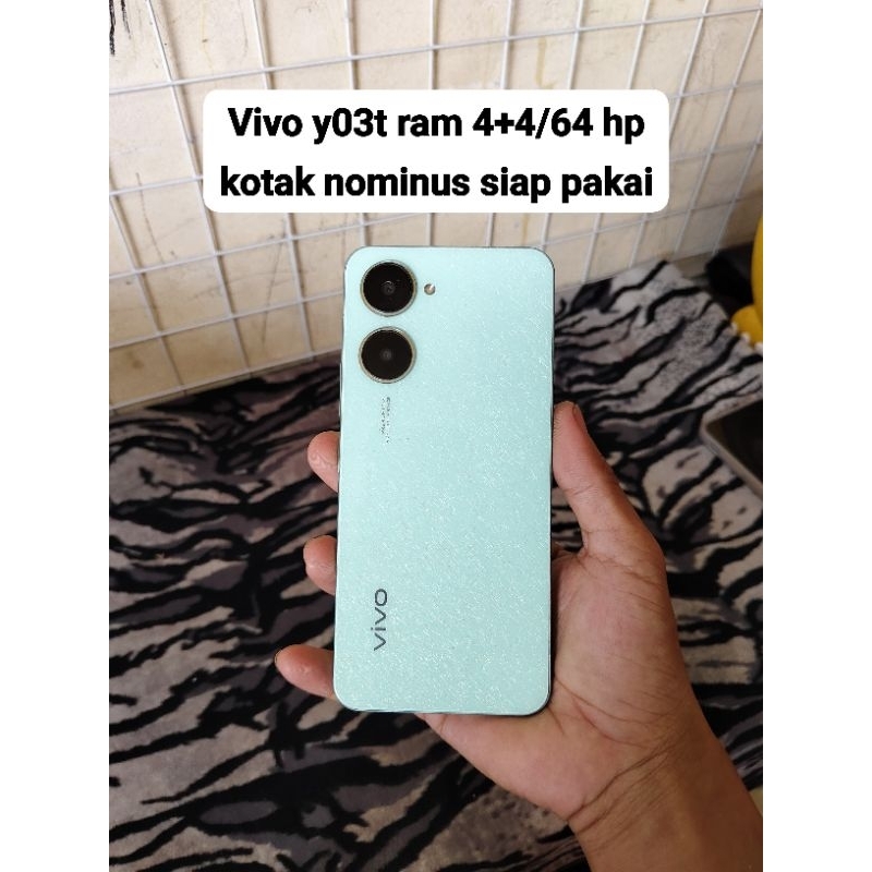 vivo y03T second kelengkapan hp kotak