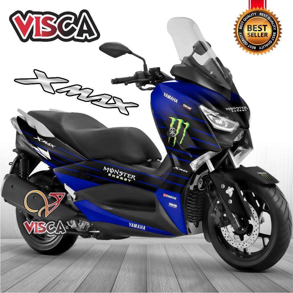 Decal XMAX 250 Full Body Dekal XMAX 250 Stiker XMAX 250 Variasi Full Body Striping XMAX 250 Variasi 