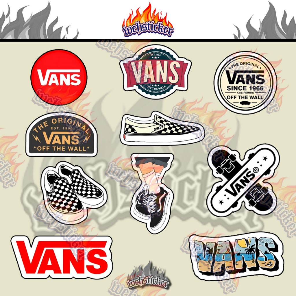 

STIKER VANS PACK ISI 10 pcs - STICKER ANTI AIR | STIKER PENCAK SILAT, HELM, LAPTOP, TUMBLER