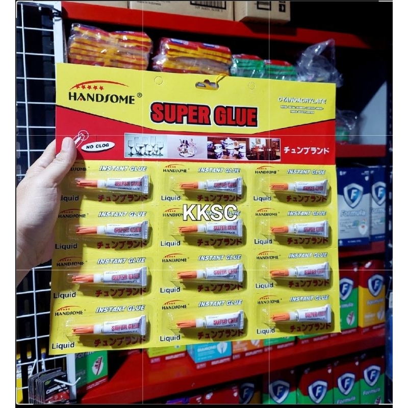 

HANDSOME super glue isi 12 Pcs / Lem super